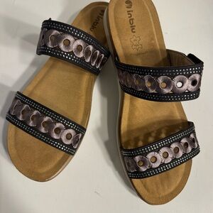 Inblu Nero Women's Sandals                size 10.5 /Euro 41